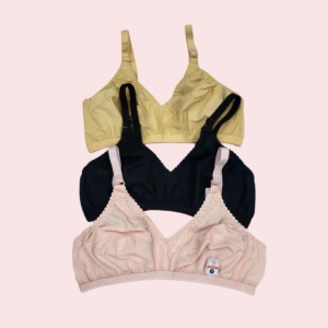 Pack of 3 – Cotton Printed Bras | Soft, Breathable Everyday Comfort - Image 1